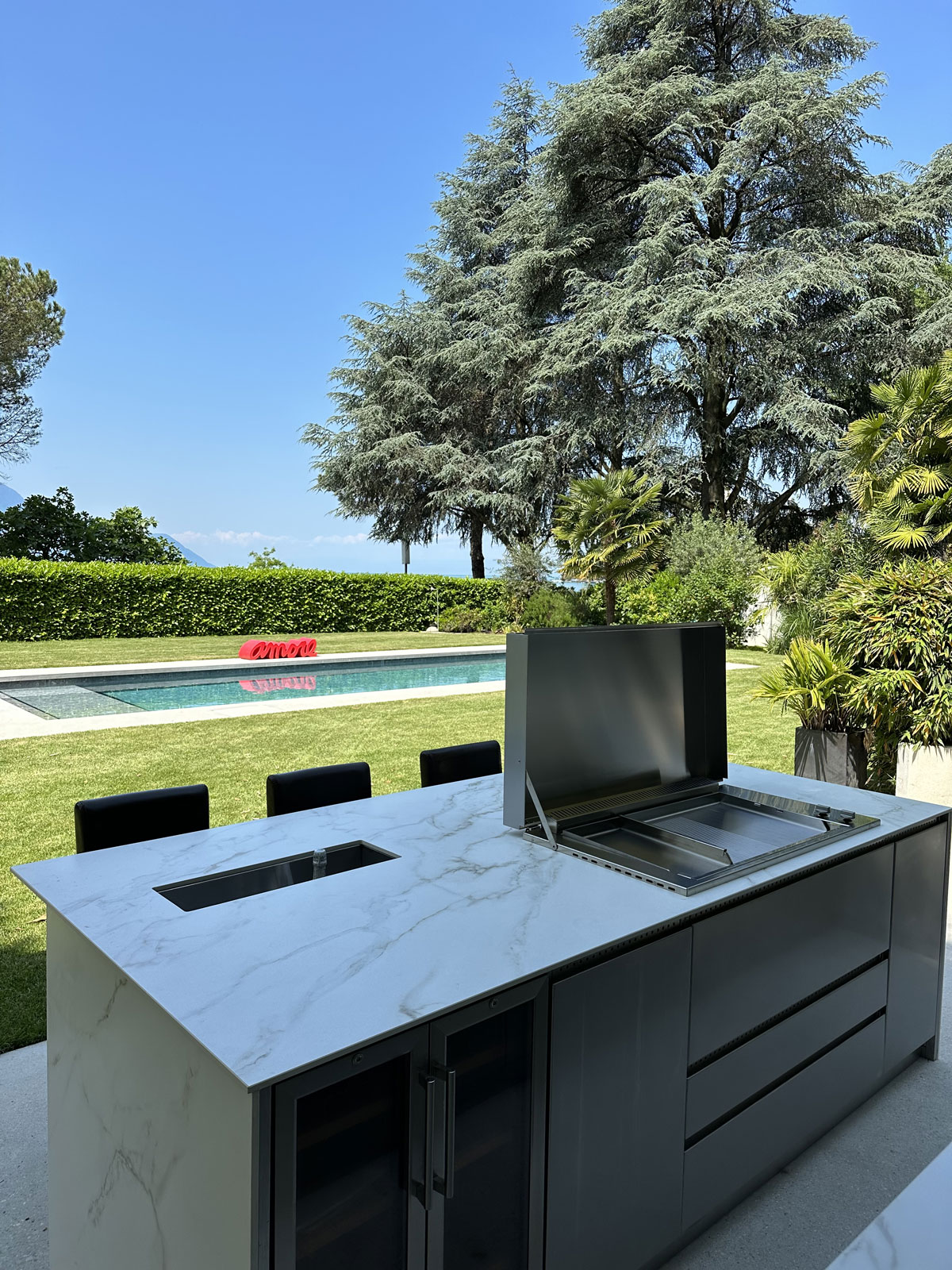 Cuisine d'extérieur Cerutti Création Suisse