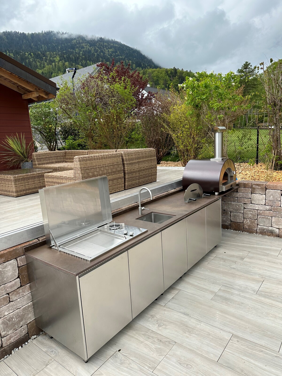 Cuisine d'extérieur Cerutti Création Suisse